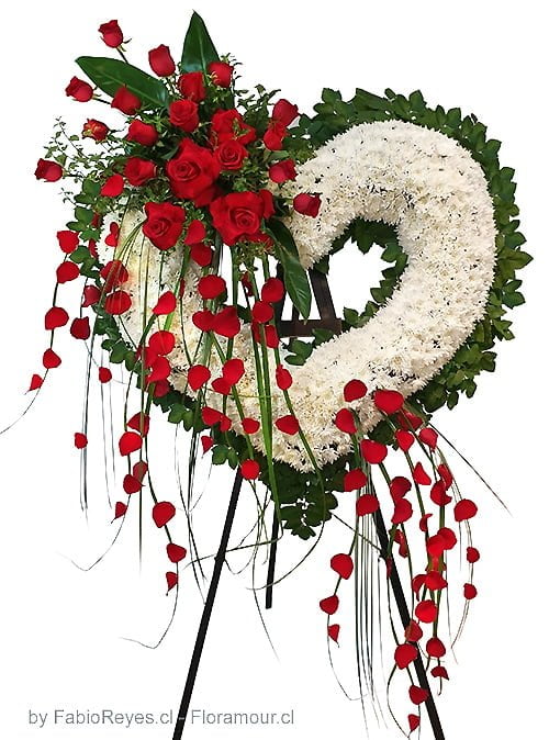 Corazón floral