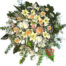 Medallón de flores para condolencias